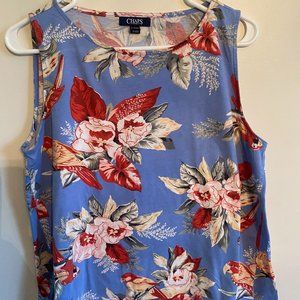 Woman's Chaps Sleeveless Knit Summer Top